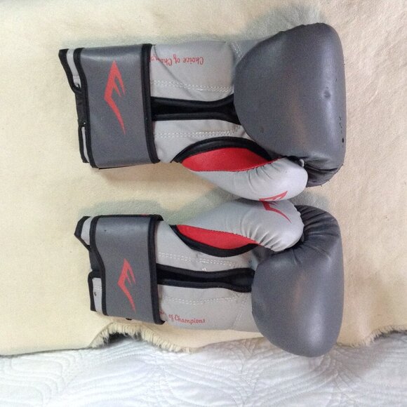 VTG Everlast 14 oz. Training Gloves, USED/Still have lots of useage.  Pro Style - Picture 4 of 4